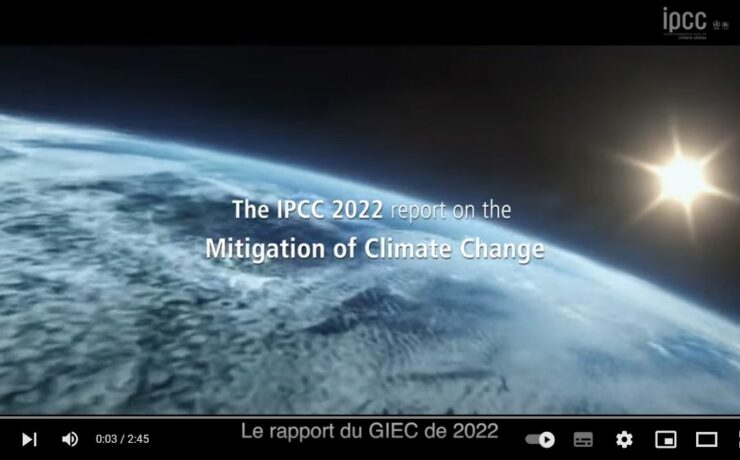 GIEC IPCC report 2022