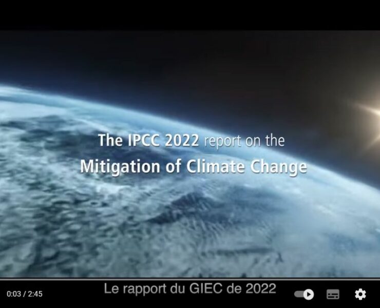 GIEC IPCC report 2022