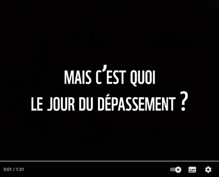 C'est quoi le jour du dépassement